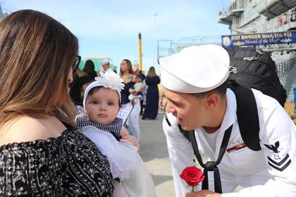Welcome home to the officers and Sailors of the USS Decatur. 