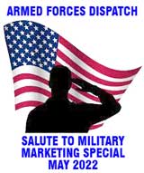 Armed Forces Dispatch Salute to Military May 2022 marketing special offer