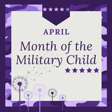 Month of the Military child graphic